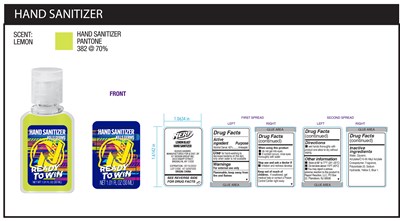 Label Artwork (Nerf(nrf 100)hand Sanitizer Label Artwork)